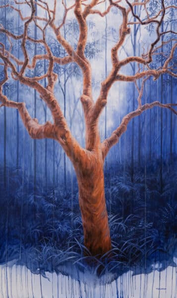 Red Gum And Ultramarine Blue #1