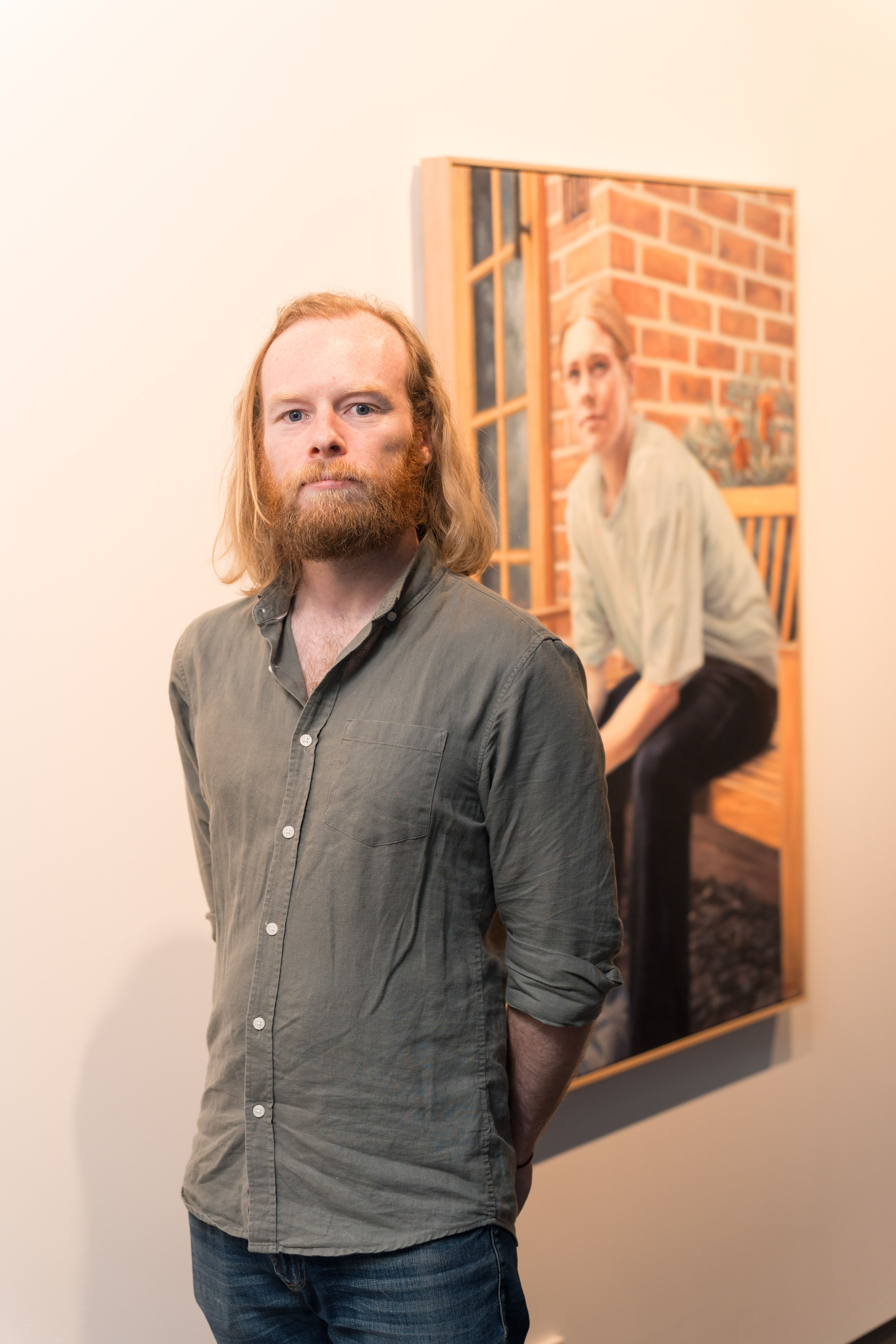Tim Owers at Archibald Prize 2024 Launch, Casula Powerhouse Arts Centre/Liverpool City Council, Photography by Fluential Studio.